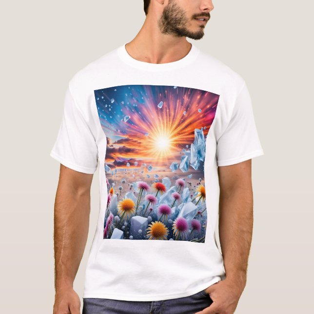 Flower Sunset T-Shirt (Front)