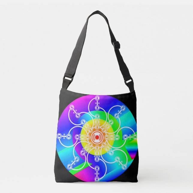 Flower Sunshine   Crossbody Bag (Front)