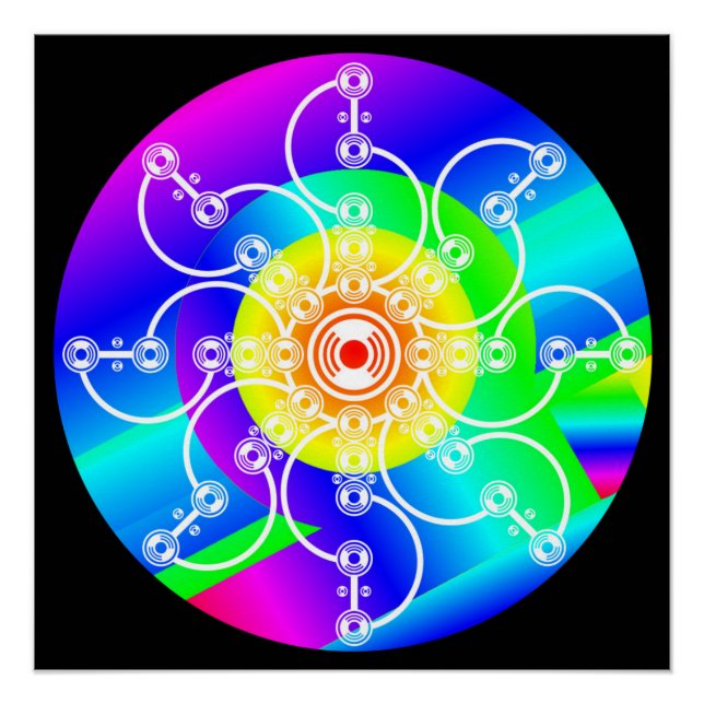 Flower Sunshine Glossy Poster (Front)