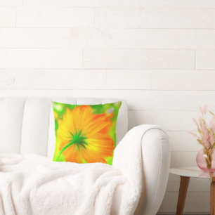 Flower Sunshine Throw Pillow