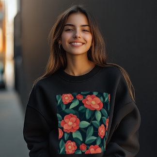 Flower T-shirt Sweatshirt
