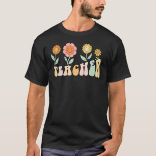 Flower Teacher Teachers Plant  Back To School Kids T-Shirt