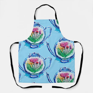 Flower Teapot Apron