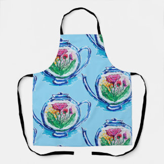 Flower Teapot Apron