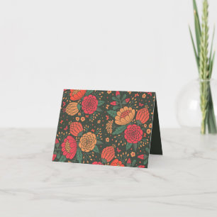 flower thank you card