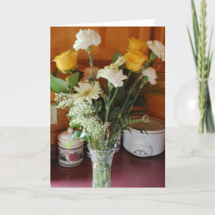 flower thank you card