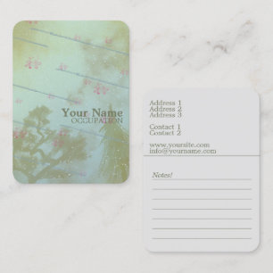 Flower Theme - Business Card