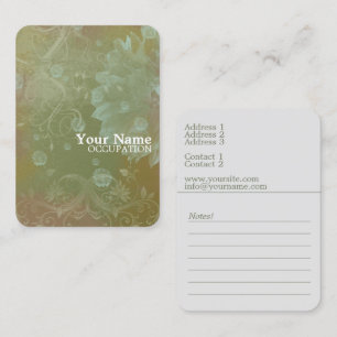 Flower Theme - Business Card