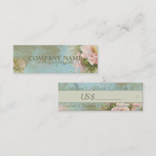 Flower Theme - Product Price Tag, Business Card