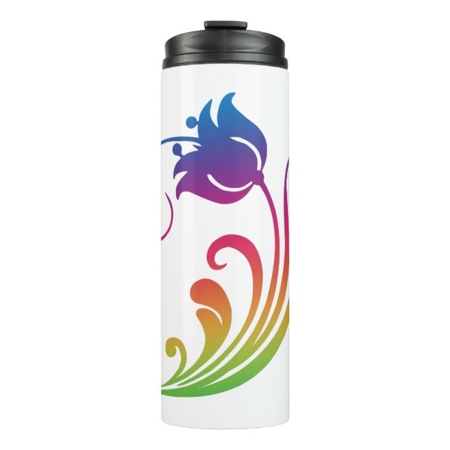 Flower Thermal Tumbler (Front)