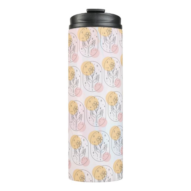 Flower Thermal Tumbler (Front)