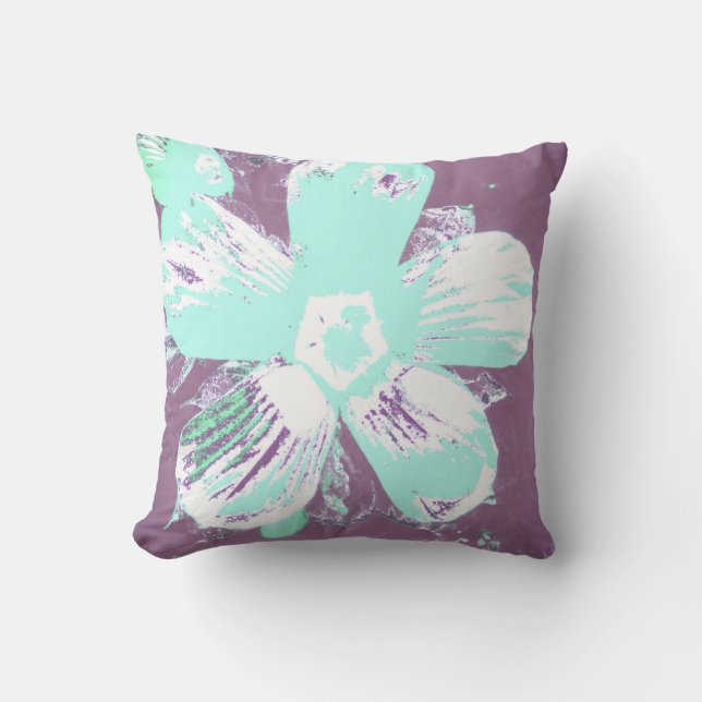 Flower Throw Pillow (Front)