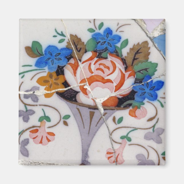 Flower tiles magnet (Front)