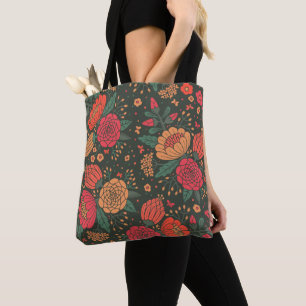 flower tote bag