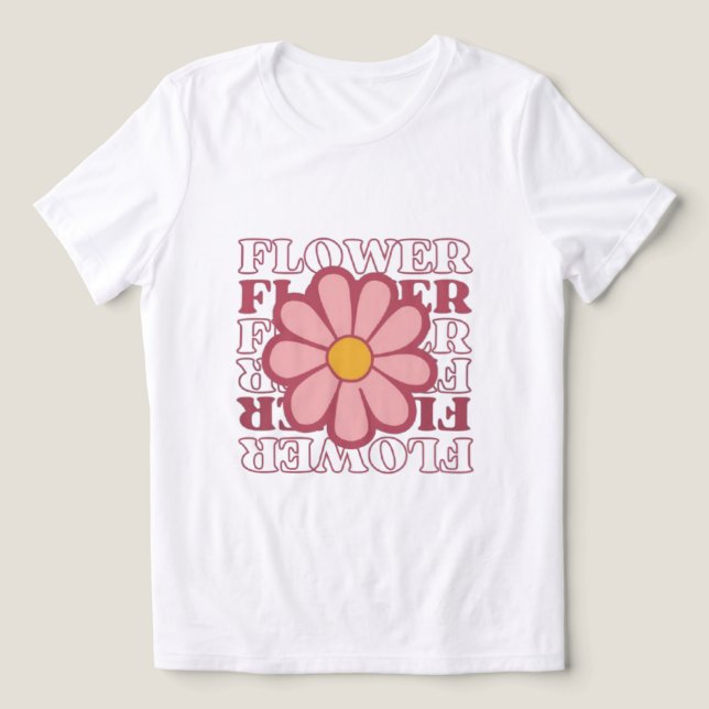  Flower Tri-Blend Shirt (Design Front)