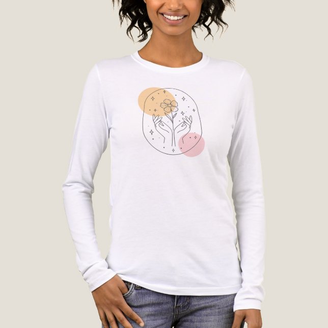 Flower Tri-Blend Shirt (Front)