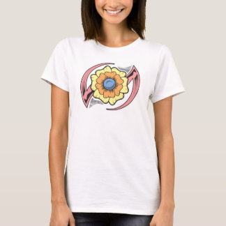 Flower Tribal Tattoo Design T-Shirt