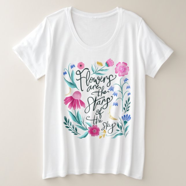 Flower Tshirt  (Design Front)