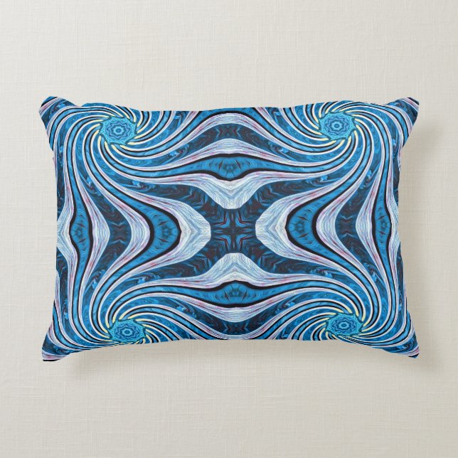Flower Twirl Decorative Cushion (Front)