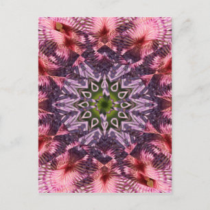 Flower Twist Mandala 2015 Postcard