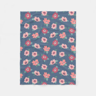 Flower Types Fleece Blanket