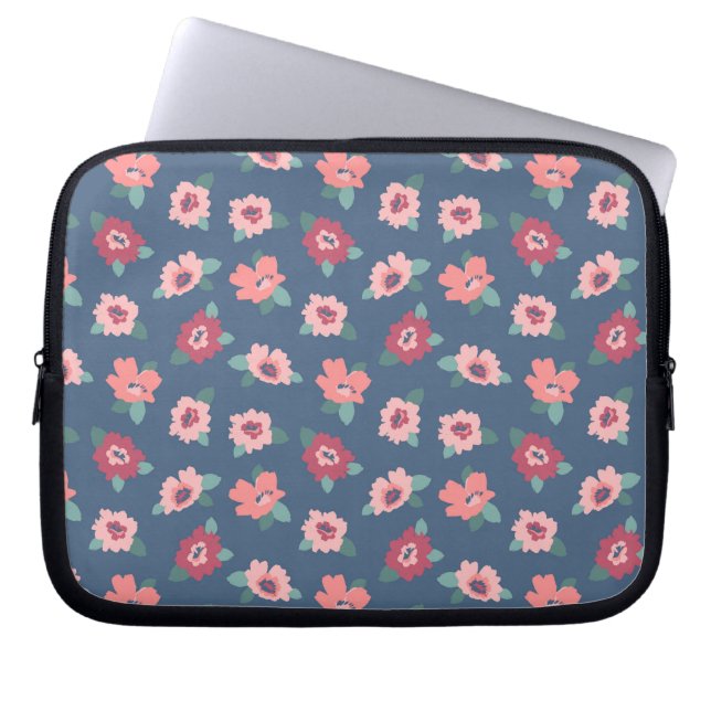 Flower Types Laptop Sleeve (Front)