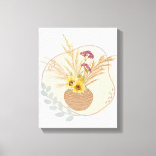 Flower vase Floral Wall art