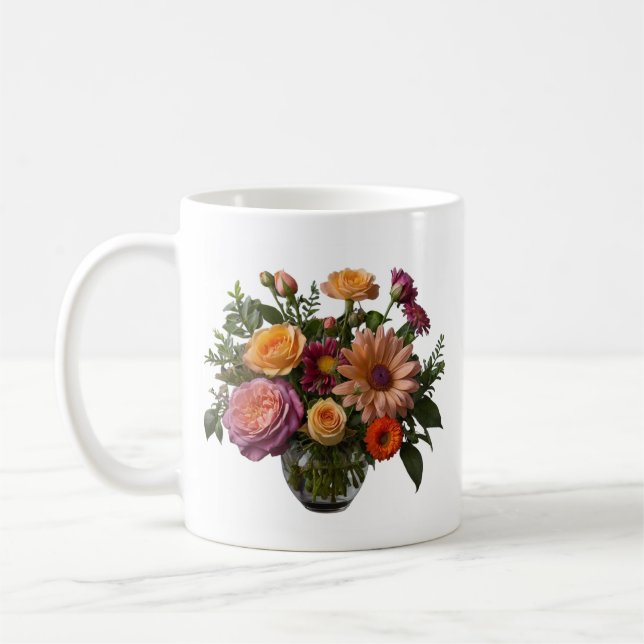 flower vase mug (Left)