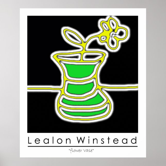 Flower Vase Poster (Front)