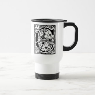 Flower Vine Letter 'C' - Mug