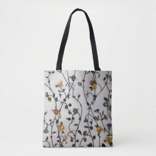 Flower Vine Tote Bag