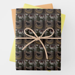 Flower Vista Wrapping Paper Sheet