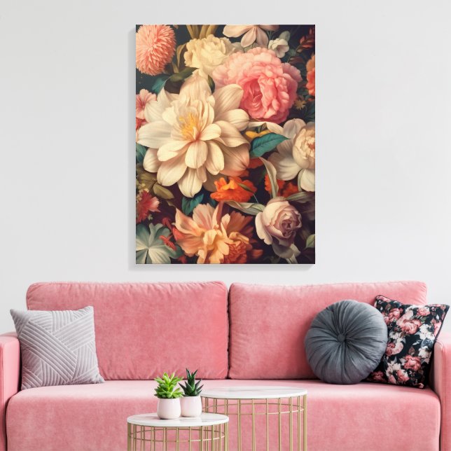 Flower wall art (Insitu(LivingRoom))