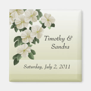 Flower Wedding Magnets