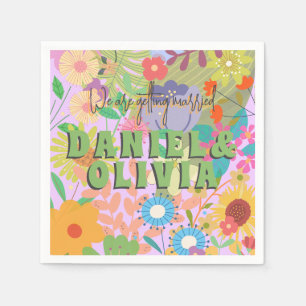 Flower Wedding Napkin
