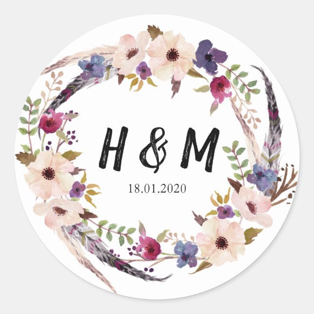 Flower weeding sticker (Front)