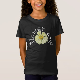 Flower White Art T-Shirt