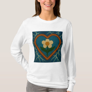 Flower with Beads and Thunder T-Shirt