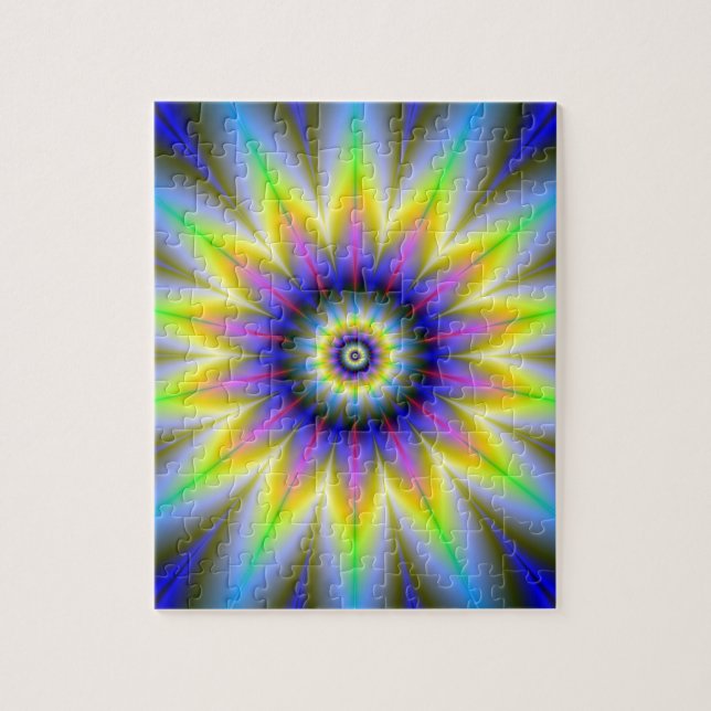 Flower Within The Flower Puzzle (Vertical)