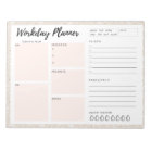Flower Workday Planner