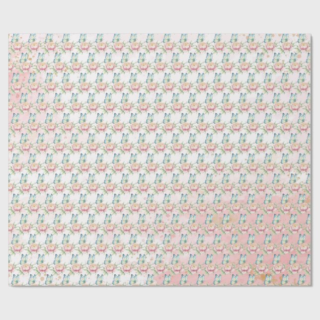 Flower Wrapping Paper (Flat)