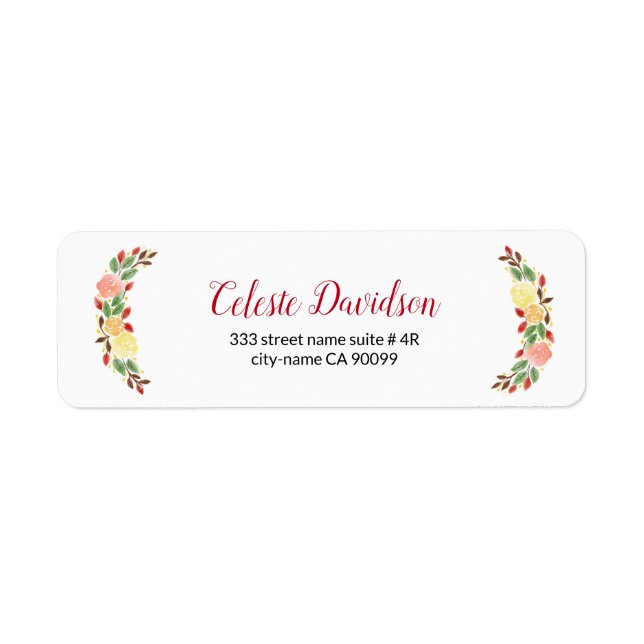 Flower Wreath on Both Sides (Front)