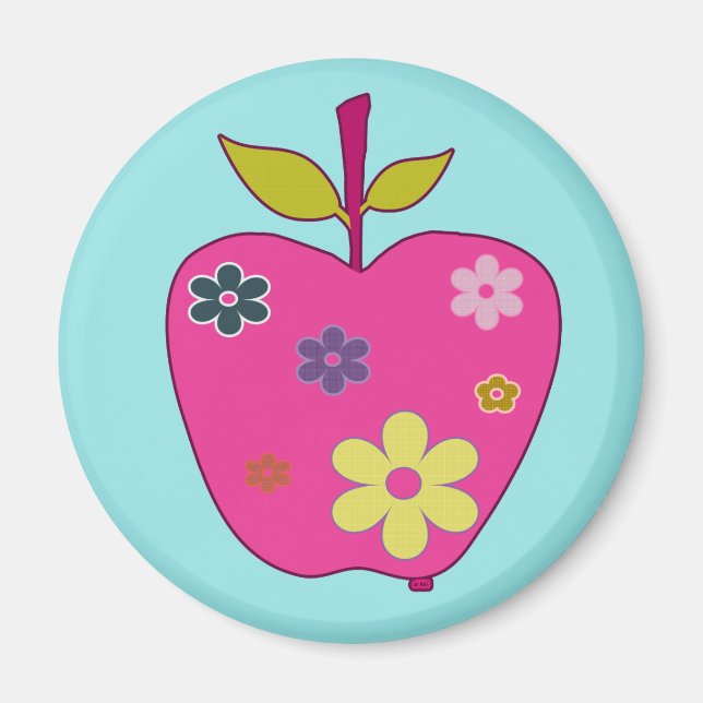 FlowerApple Magnet (Front)