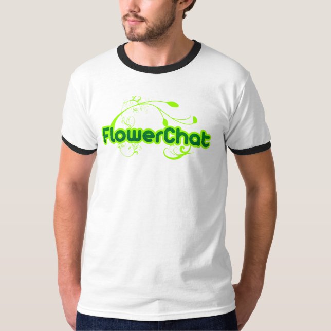 FlowerChat Ringer Shirt (Front)