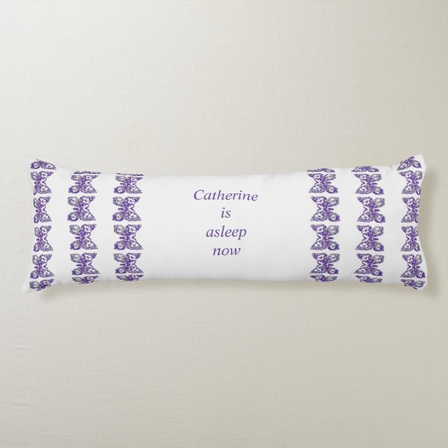 Flowered Butterflies Body Cushion (Front)