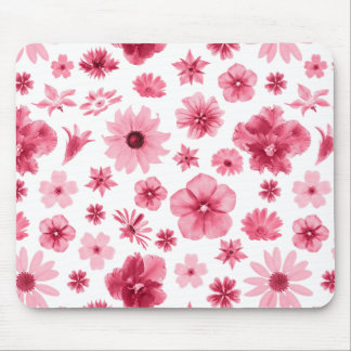 flowered mouse carpet mouse pad
