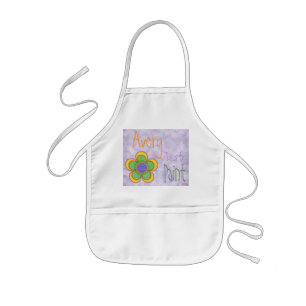 Flowered Painting Apron