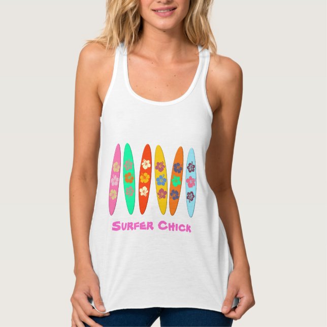 Flowered Surfboards Singlet (Front)