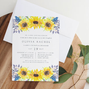 Flowerfields Bat Mitzvah Invitation