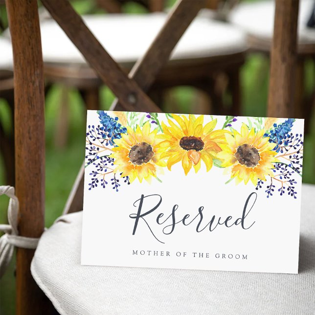 Flowerfields "Reserved" Wedding Sign (Creator Uploaded)